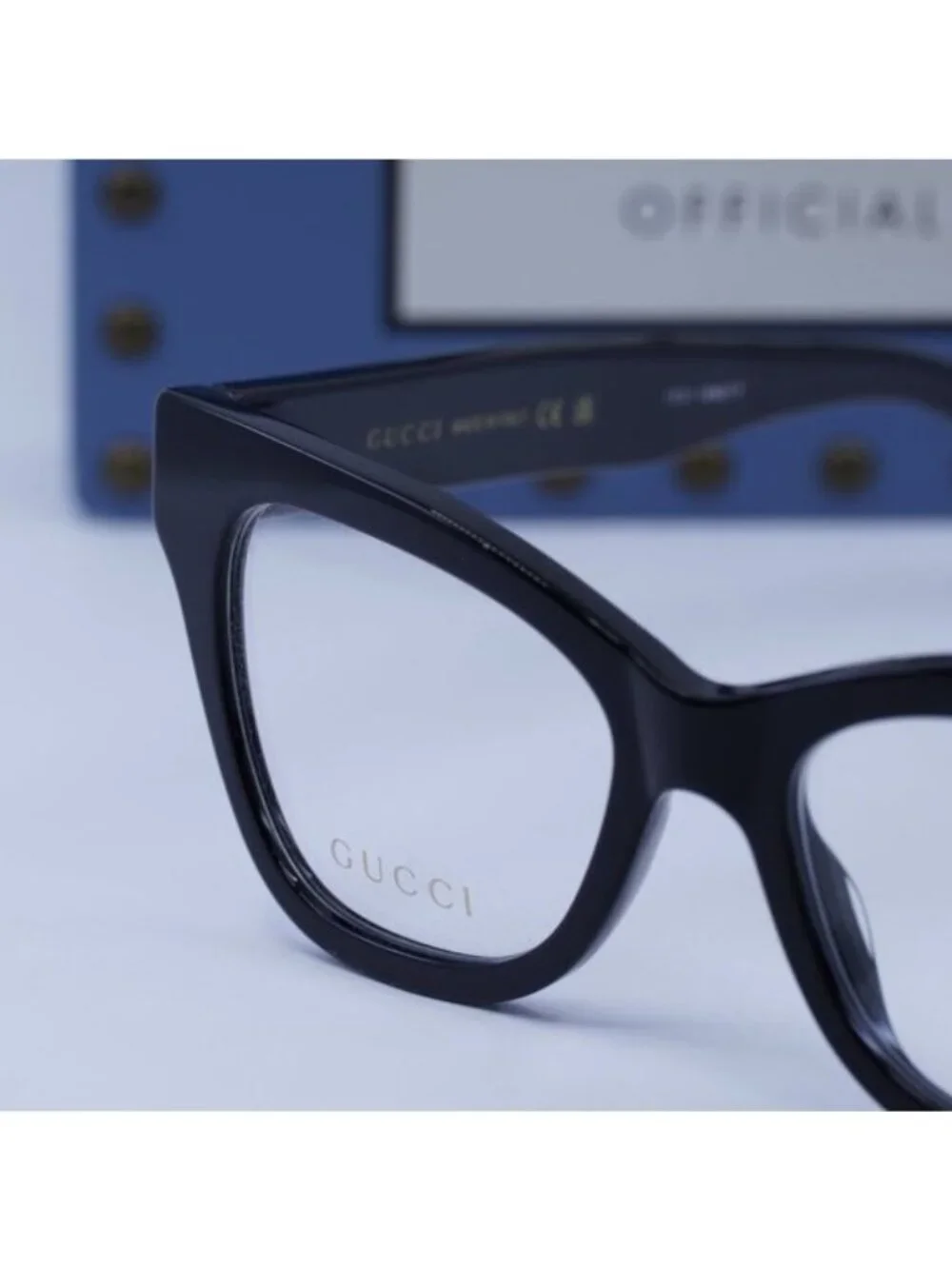 Gucci GG1133O 001 Cat Eye 52mm Eyeglasses - Black
